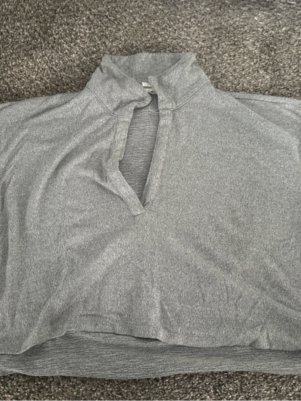 Target Women's Gray Heather Pullover Sleep Top